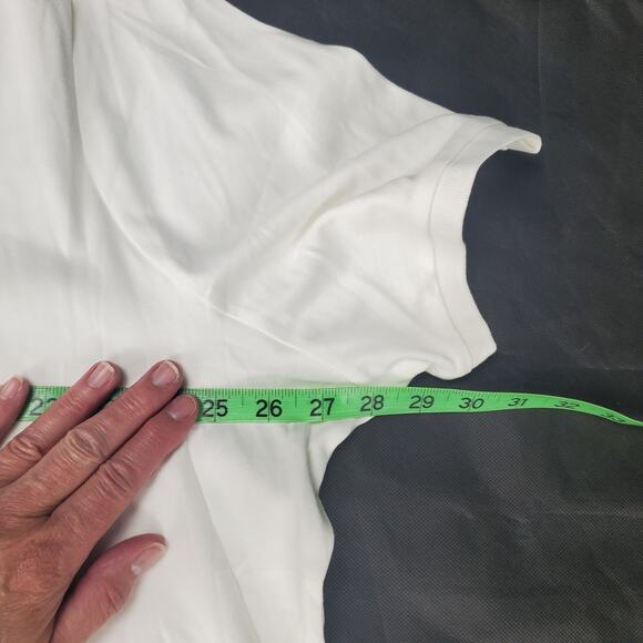 Lane Bryant Pretty & Perfect Cotton White Shirt Sz 26/28 4XL Mnimalist Basic NWT - Picture 10 of 13